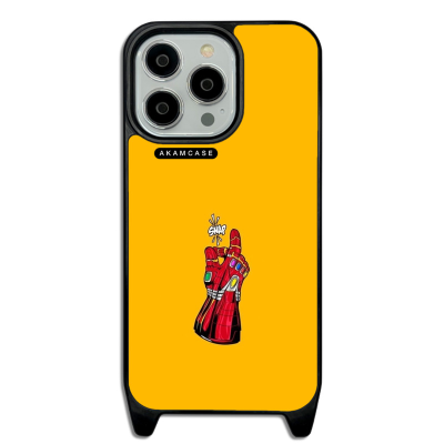 کاور آکام مدل AMCWLA13PRO-IRON MAN1 مناسب برای گوشی موبایل اپل iPhone 13 Pro