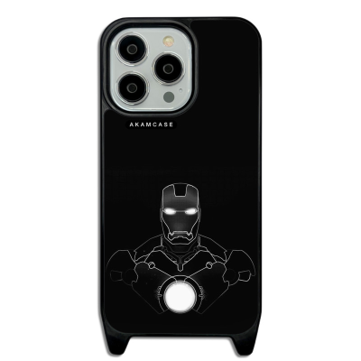 کاور آکام مدل AMCWLA13PRO-IRON MAN4 مناسب برای گوشی موبایل اپل iPhone 13 Pro