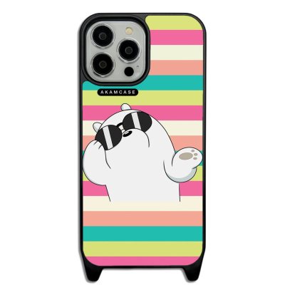 کاور آکام مدل AMCWLA13PROMAX-BARE BEAR11 مناسب برای گوشی موبایل اپل iPhone 13 Pro Max