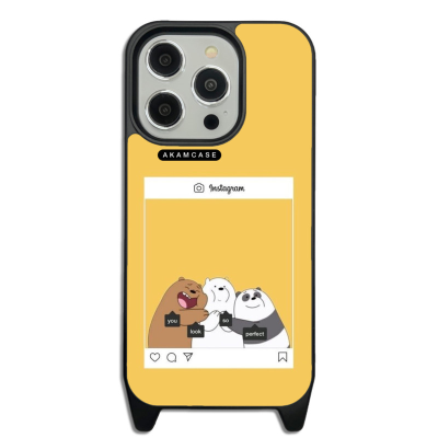 کاور آکام مدل AMCWLA14PRO-BARE BEAR5 مناسب برای گوشی موبایل اپل iPhone 14 Pro