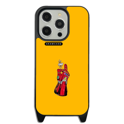 کاور آکام مدل AMCWLA14PRO-IRON MAN1 مناسب برای گوشی موبایل اپل iPhone 14 Pro