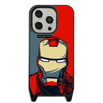 کاور آکام مدل AMCWLA14PRO-IRON MAN6 مناسب برای گوشی موبایل اپل iPhone 14 Pro