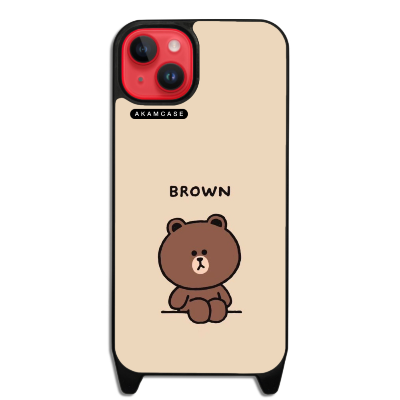 کاور آکام مدل AMCWLA15PLUS-BROWN12 مناسب برای گوشی موبایل اپل iPhone 15 Plus