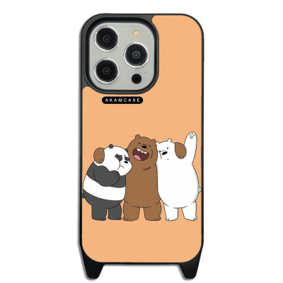 کاور آکام مدل AMCWLA15PRO-BARE BEAR10 مناسب برای گوشی موبایل اپل iPhone 15 Pro