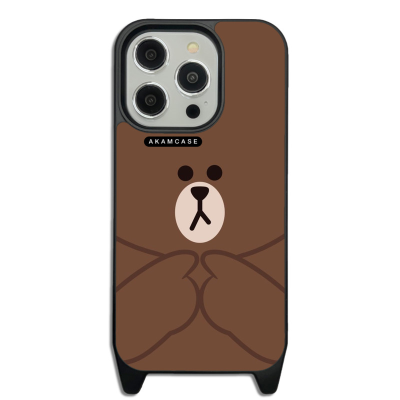 کاور آکام مدل AMCWLA15PRO-BROWN1 مناسب برای گوشی موبایل اپل iPhone 15 Pro