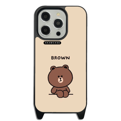 کاور آکام مدل AMCWLA15PRO-BROWN12 مناسب برای گوشی موبایل اپل iPhone 15 Pro