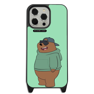 کاور آکام مدل AMCWLA15PROMAX-BARE BEAR4 مناسب برای گوشی موبایل اپل iPhone 15 Pro Max