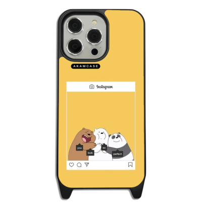 کاور آکام مدل AMCWLA15PROMAX-BARE BEAR5 مناسب برای گوشی موبایل اپل iPhone 15 Pro Max