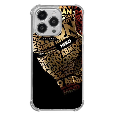 کاور آکام مدل AMCWTA13PRO-IRON MAN14 مناسب برای گوشی موبایل اپل iPhone 13 Pro