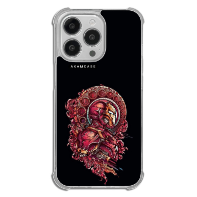 کاور آکام مدل AMCWTA13PRO-IRON MAN8 مناسب برای گوشی موبایل اپل iPhone 13 Pro