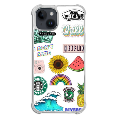 کاور آکام مدل AMCWTA14-GOOD VIBES14 مناسب برای گوشی موبایل اپل iPhone 14