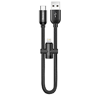  کابل Type-C / لایتنینگ  باسئوس مدل CALUTC-01 طول 23 سانتی متر-small-image