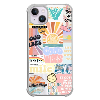کاور آکام مدل AMCWTA14PLUS-GOOD VIBES12 مناسب برای گوشی موبایل اپل iPhone 14 Plus