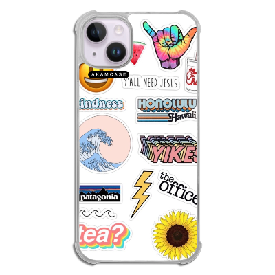 کاور آکام مدل AMCWTA14PLUS-GOOD VIBES8 مناسب برای گوشی موبایل اپل iPhone 14 Plus