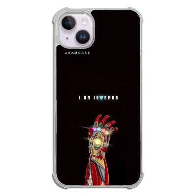 کاور آکام مدل AMCWTA14PLUS-IRON MAN10 مناسب برای گوشی موبایل اپل iPhone 14 Plus