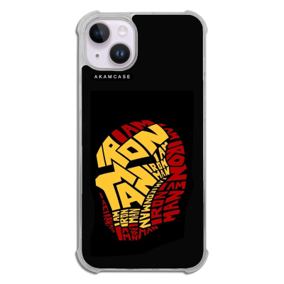 کاور آکام مدل AMCWTA14PLUS-IRON MAN3 مناسب برای گوشی موبایل اپل iPhone 14 Plus