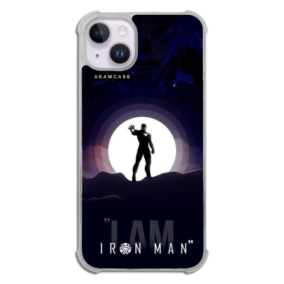 کاور آکام مدل AMCWTA14PLUS-IRON MAN9 مناسب برای گوشی موبایل اپل iPhone 14 Plus