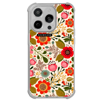 کاور آکام مدل AMCWTA14PRO-FLOWERS6 مناسب برای گوشی موبایل اپل iPhone 14 Pro