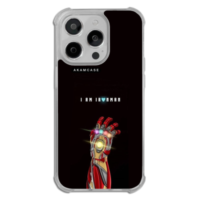 کاور آکام مدل AMCWTA14PRO-IRON MAN10 مناسب برای گوشی موبایل اپل iPhone 14 Pro