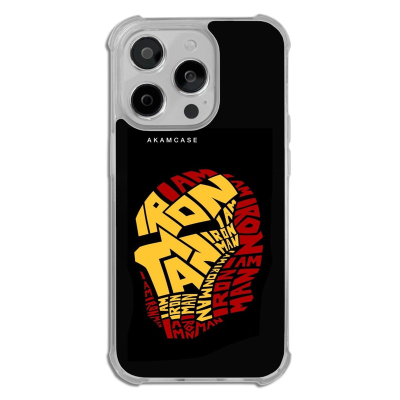 کاور آکام مدل AMCWTA14PRO-IRON MAN3 مناسب برای گوشی موبایل اپل iPhone 14 Pro