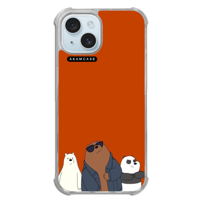 کاور آکام مدل AMCWTA15-BARE BEAR1 مناسب برای گوشی موبایل اپل iPhone 15