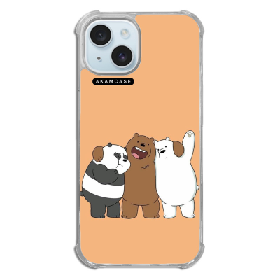کاور آکام مدل AMCWTA15-BARE BEAR10 مناسب برای گوشی موبایل اپل iPhone 15