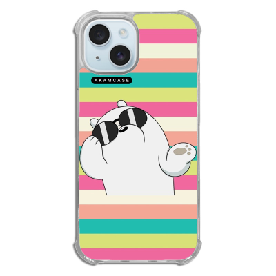 کاور آکام مدل AMCWTA15-BARE BEAR11 مناسب برای گوشی موبایل اپل iPhone 15