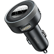  شارژر فندکی باسئوس مدل Enjoy Car Wireless MP3 Charger CCLH-01-small-image