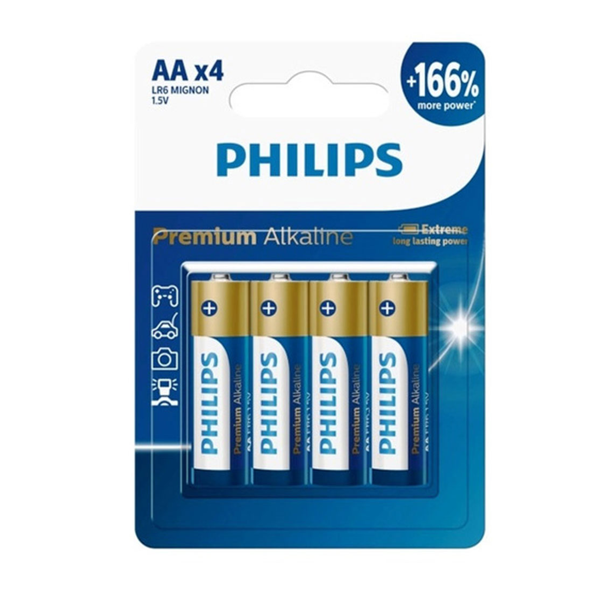 باتری قلمی آلکالاین مدل Premium Alkaline LR6 بسته 4 عددی-small-image