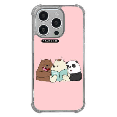 کاور آکام مدل AMCWTA15PRO-BARE BEAR7 مناسب برای گوشی موبایل اپل iPhone 15 Pro
