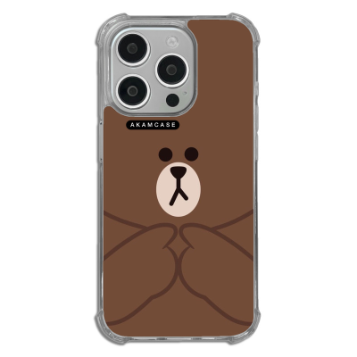 کاور آکام مدل AMCWTA15PRO-BROWN1 مناسب برای گوشی موبایل اپل iPhone 15 Pro