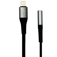  کابل تبدیل لایتنینگ به جک 3.5 میلی متری لیتو مدل LA - 2 طول 0.1 متر-small-image