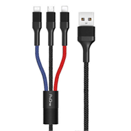کابل تبدیل USB به USB-C / microUSB / لایتنینگ پرووان مدل PCC280 طول 1 متر-small-image
