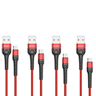 پک 4 عددی کابل میکروUSB کلومن پلاس مدل K6 Plus -small-image