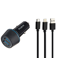  شارژر فندکی ارایمو مدل OCC-21DML به همراه کابل لایتنینگ/microUSB-small-image