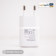  شارژر اصلی اینفینیکس 10 وات مدل U060XEA دو شاخه بدون تبدیل-small-image