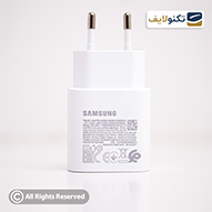شارژر اصلی سامسونگ 25 وات مدل EP-TA800 دوشاخه بدون تبدیل-small-image