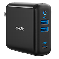 شارژر دیواری انکر 65 وات مدل POWERPORT III 3PORT 65W A2033H21-small-image