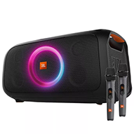 اسپیکر بلوتوثی قابل حمل جی بی ال مدل Partybox on the go دو میکروفون-small-image