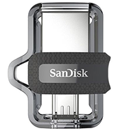  فلش مموری سن دیسک مدل Ultra Dual Drive M3.0 ظرفیت 256 گیگابایت-small-image