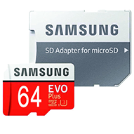 کارت حافظه microSDHC سامسونگ مدل Evo Plus کلاس 10 ظرفیت 64 گیگابایت به همراه آداپتور SD-small-image