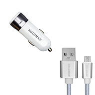  شارژر فندکی کلومن مدل KC-C01 به همراه کابل تبدیل USB - C-small-image